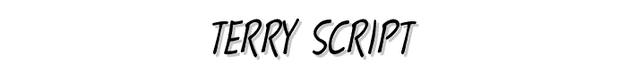 Terry Script font
